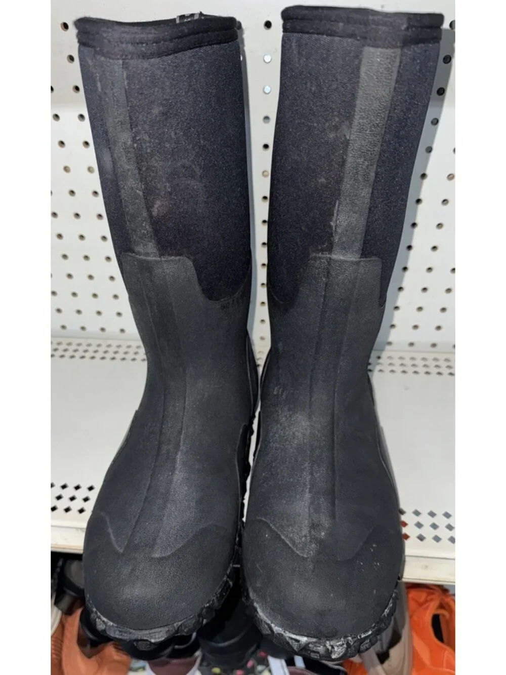 Bogs Classic High Mens Pull On WP Insulated Winter Snow Rain Boots Size 12 Black